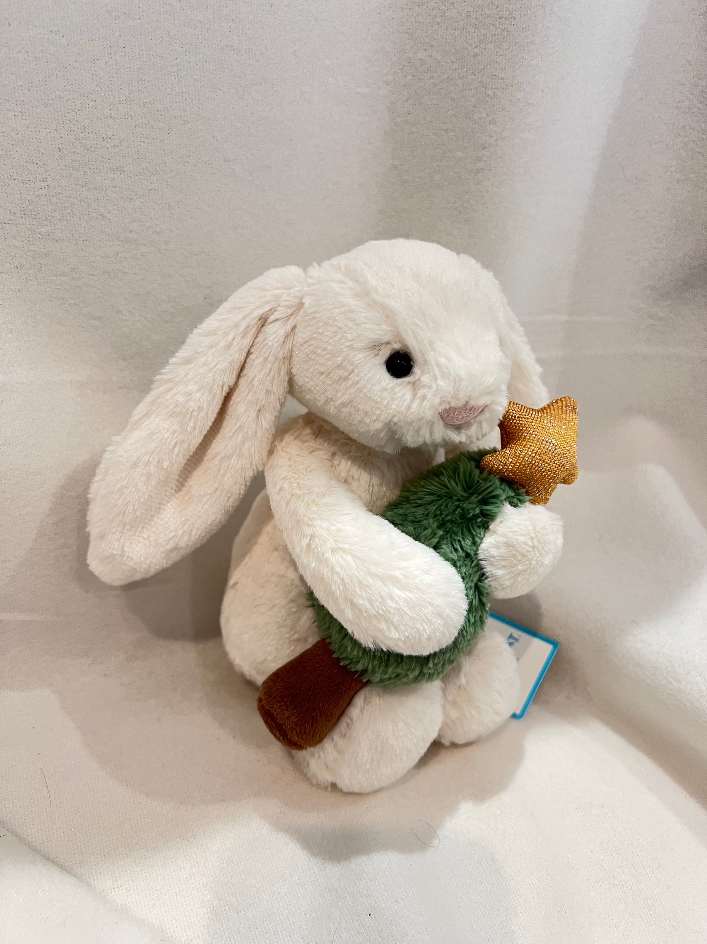 Bashful Bunny With Christmas Tree