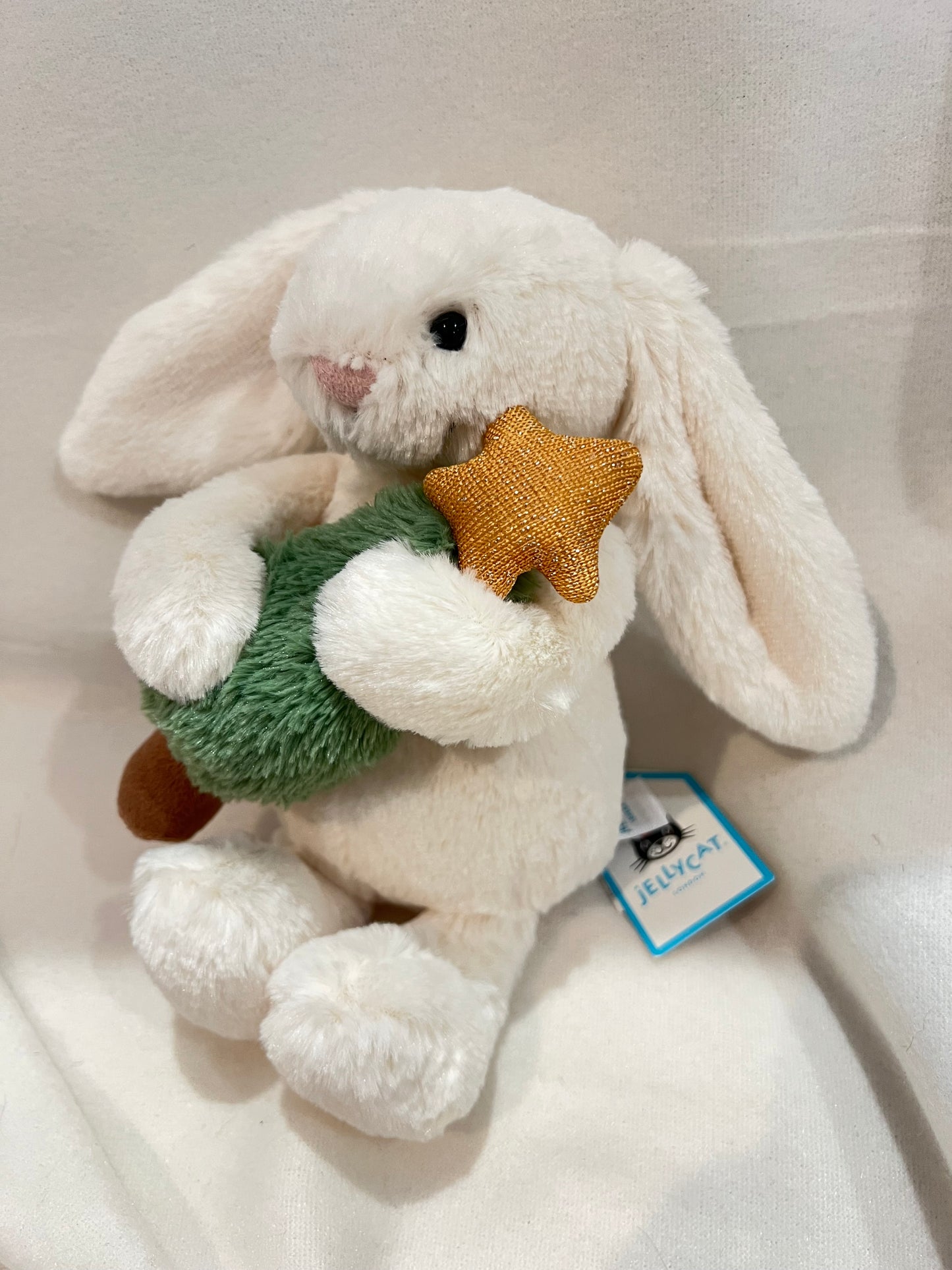 Bashful Bunny With Christmas Tree