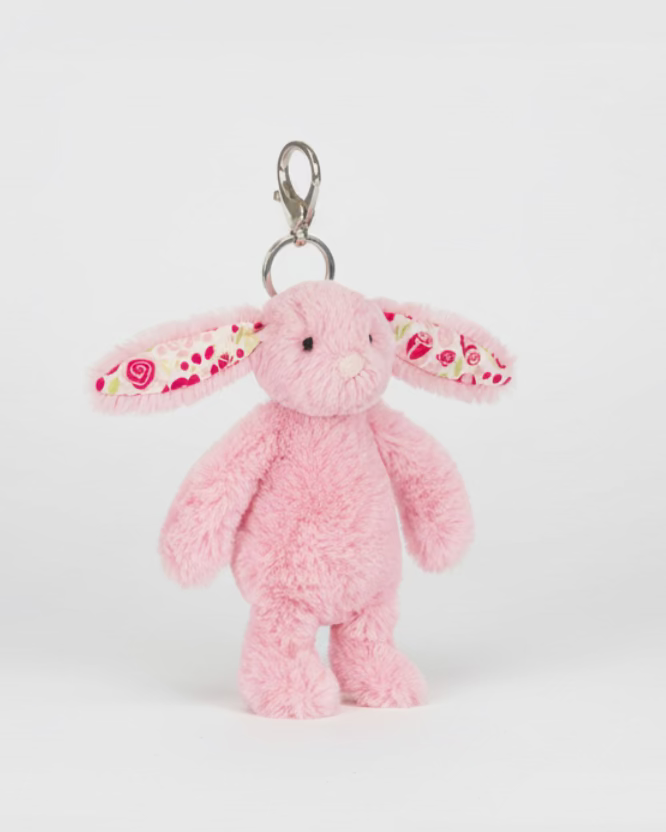 Blushkin Blossom Bunny Bag Charm