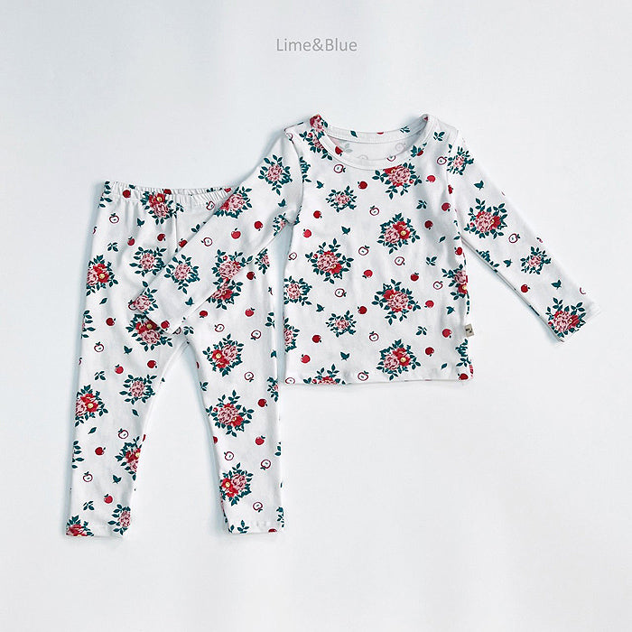 Lime&Blue Home clothes Home clothes Flower
