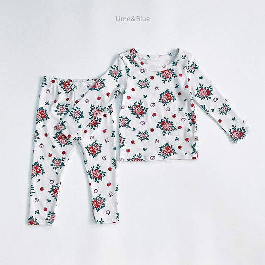 Lime&Blue Home clothes Home clothes Flower