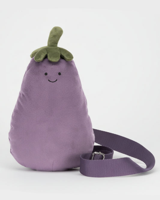 Amuseables Aubergine / Eggplant Shoulder Bag