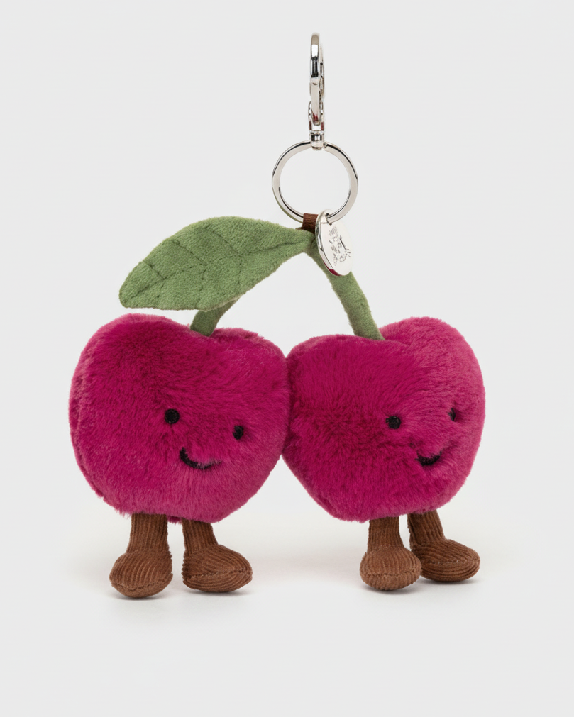 Amuseables Cherries Bag Charm