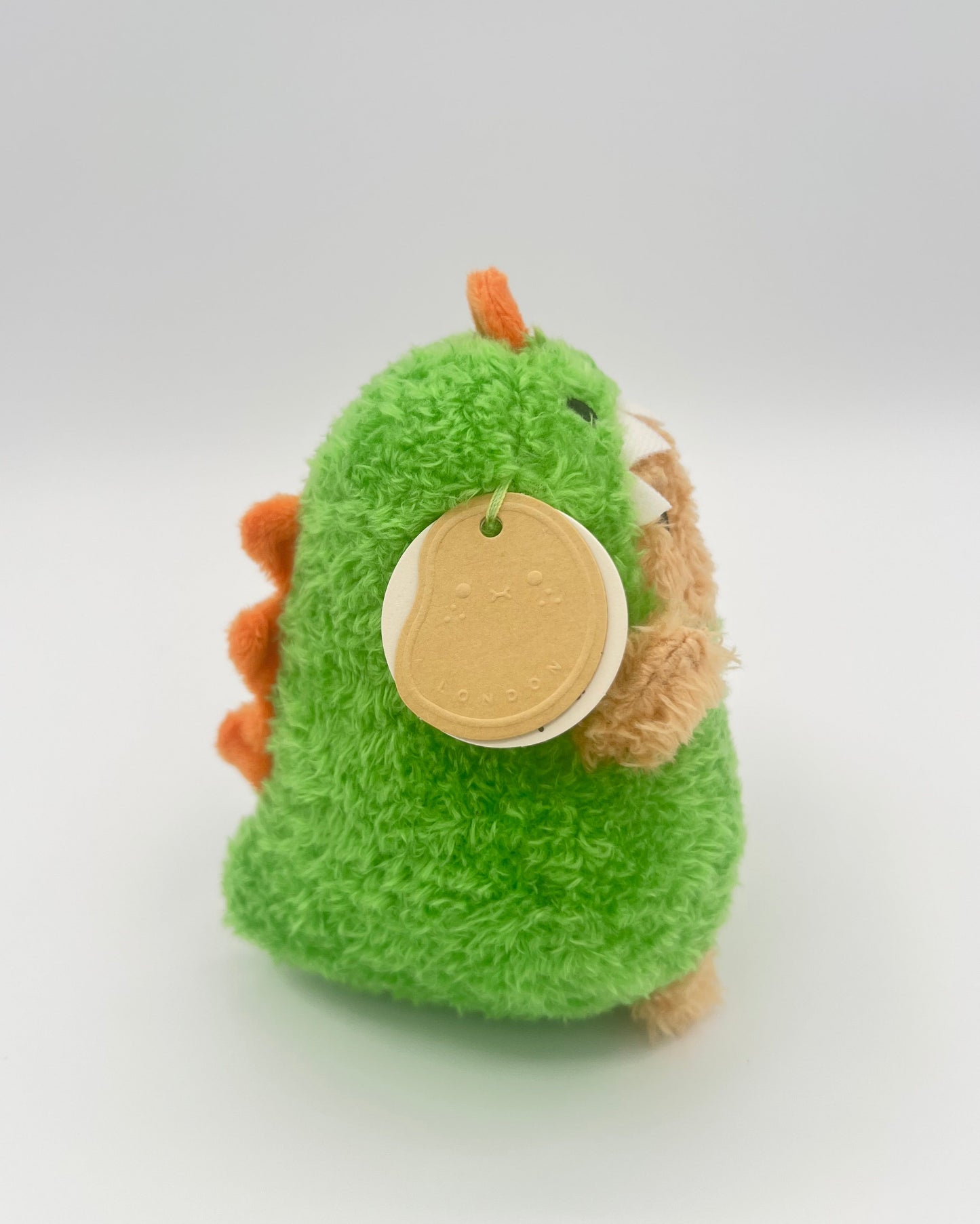Green Dino Ricespud Mini Sitting Plush Toy