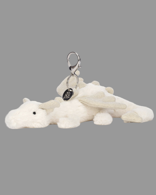 Snow Dragon Bag Charm