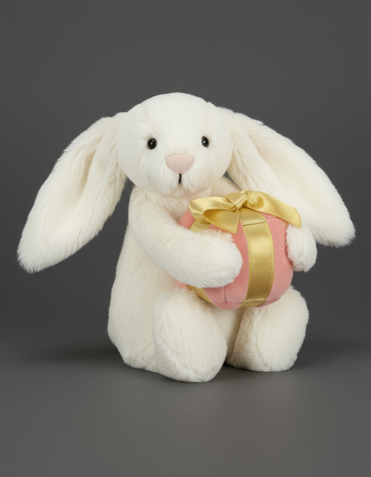 Bashful Bunny with Present