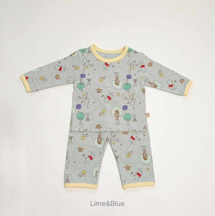 Lime&Blue Home clothes Winnie the Pooh