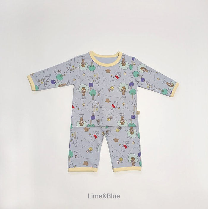 Lime&Blue Home clothes Winnie the Pooh