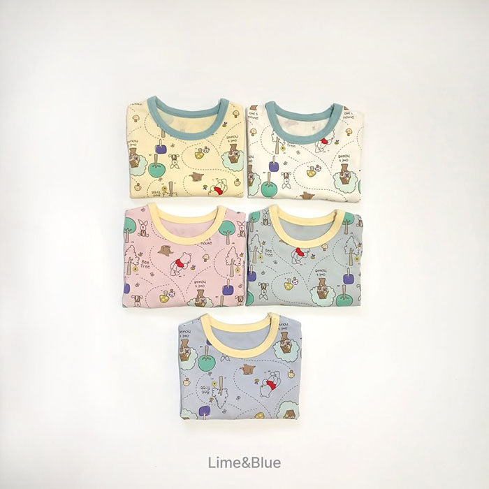Lime&Blue Home clothes Winnie the Pooh