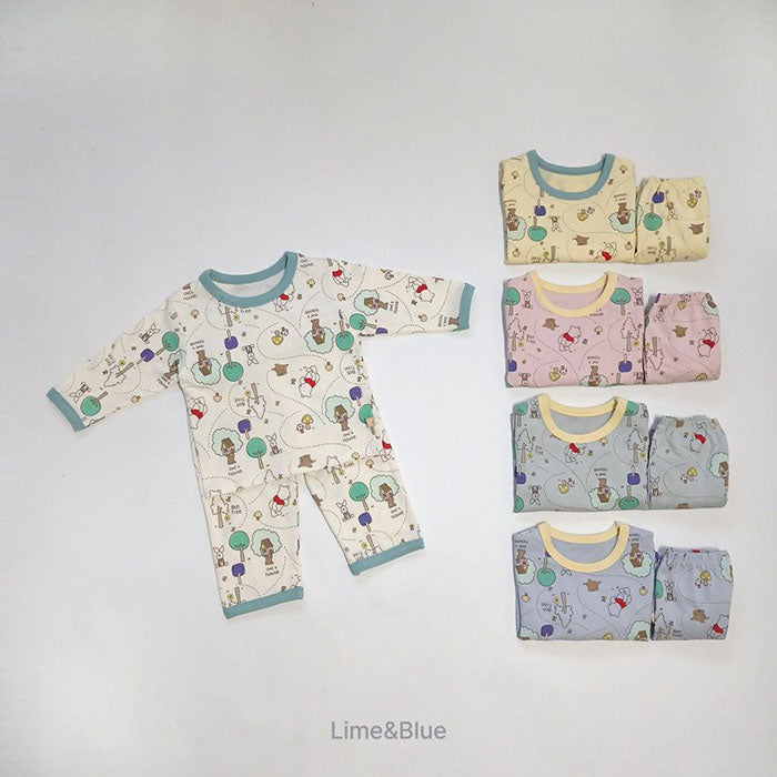 Lime&Blue Home clothes Winnie the Pooh