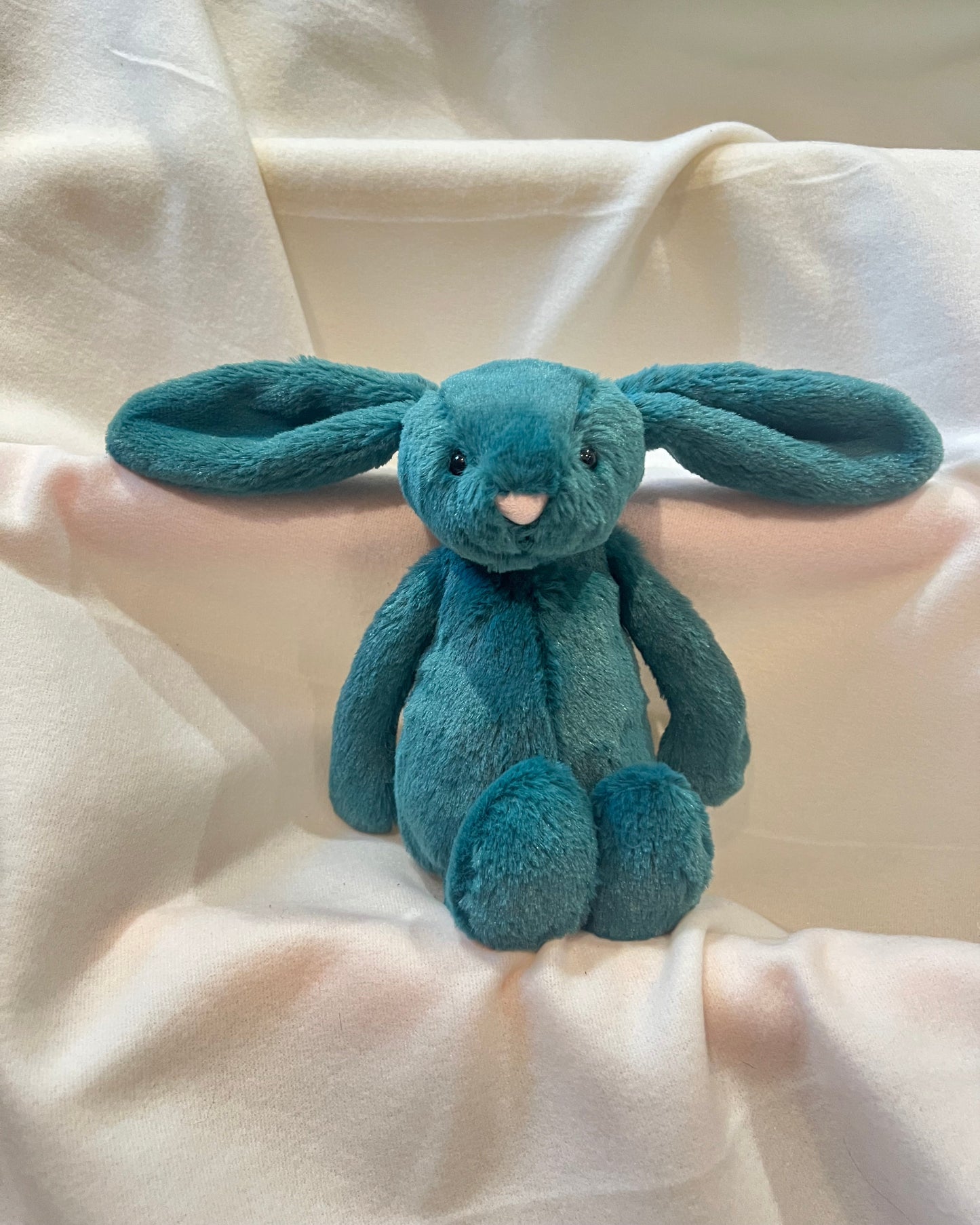 Bashful Teal Bunny