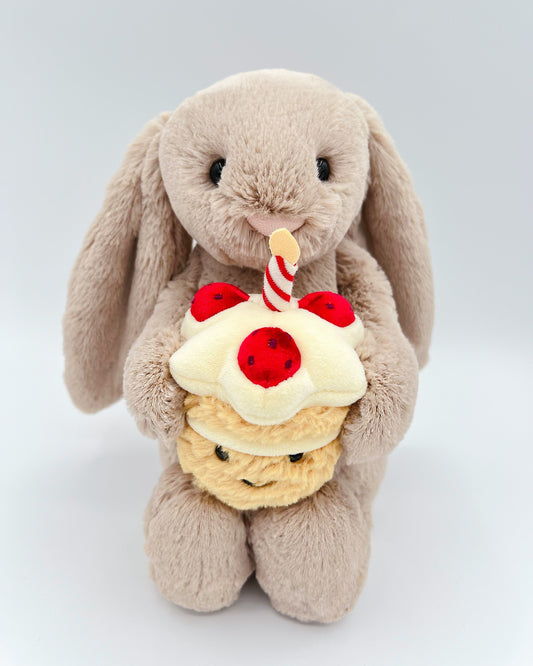 Bashful Beige Bunny 'Birthday'